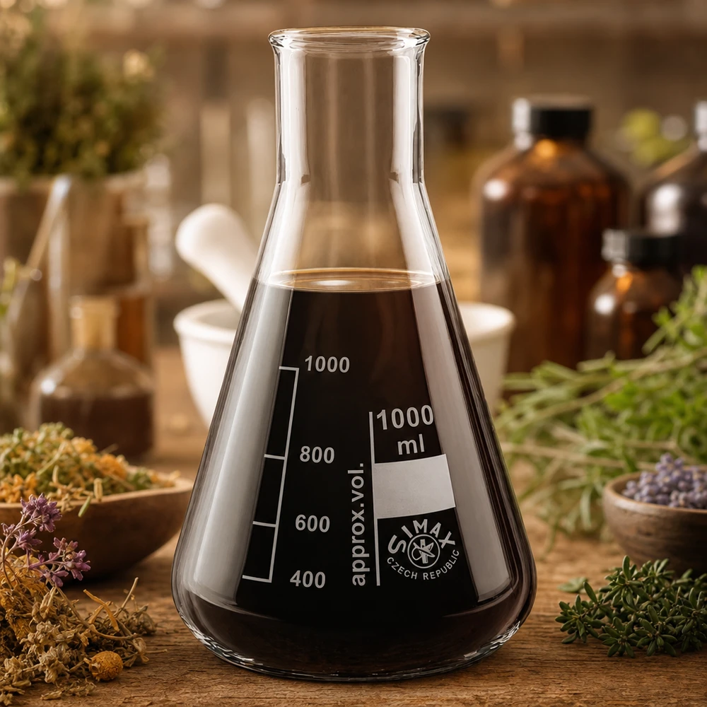 Erlenmeyerkolben 300ml Weithals aus Borosilikatglas für professionelle Laboranwendungen bei Pacadura.de