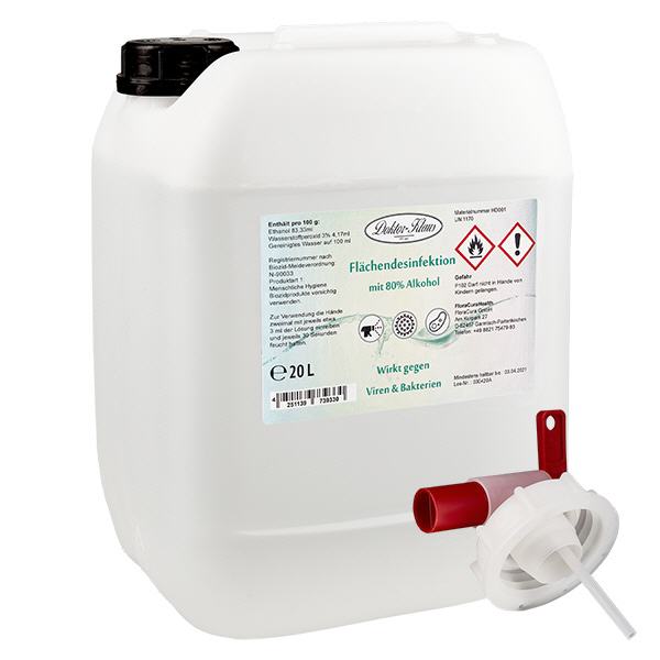 Flächendesinfektion Nachfüll 20L Doktor-Klaus Flächendesinfektion Nachfüll 20L Doktor-Klaus