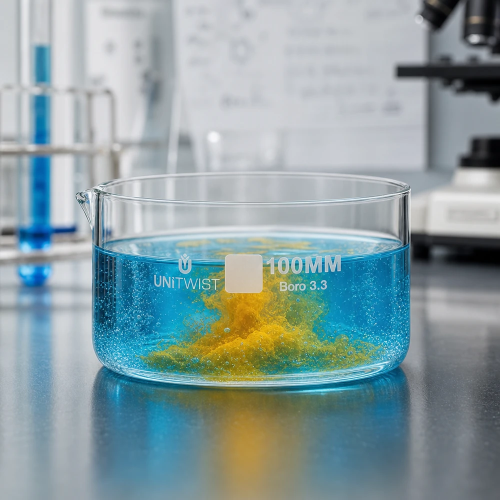 Kristallisierschale ø100mm Borosilikatglas UNiTWIST Kristallisierschale 100mm Borosilikatglas Boro 3.3 UNiTWIST für Labor und Gewerbe von Pacadura