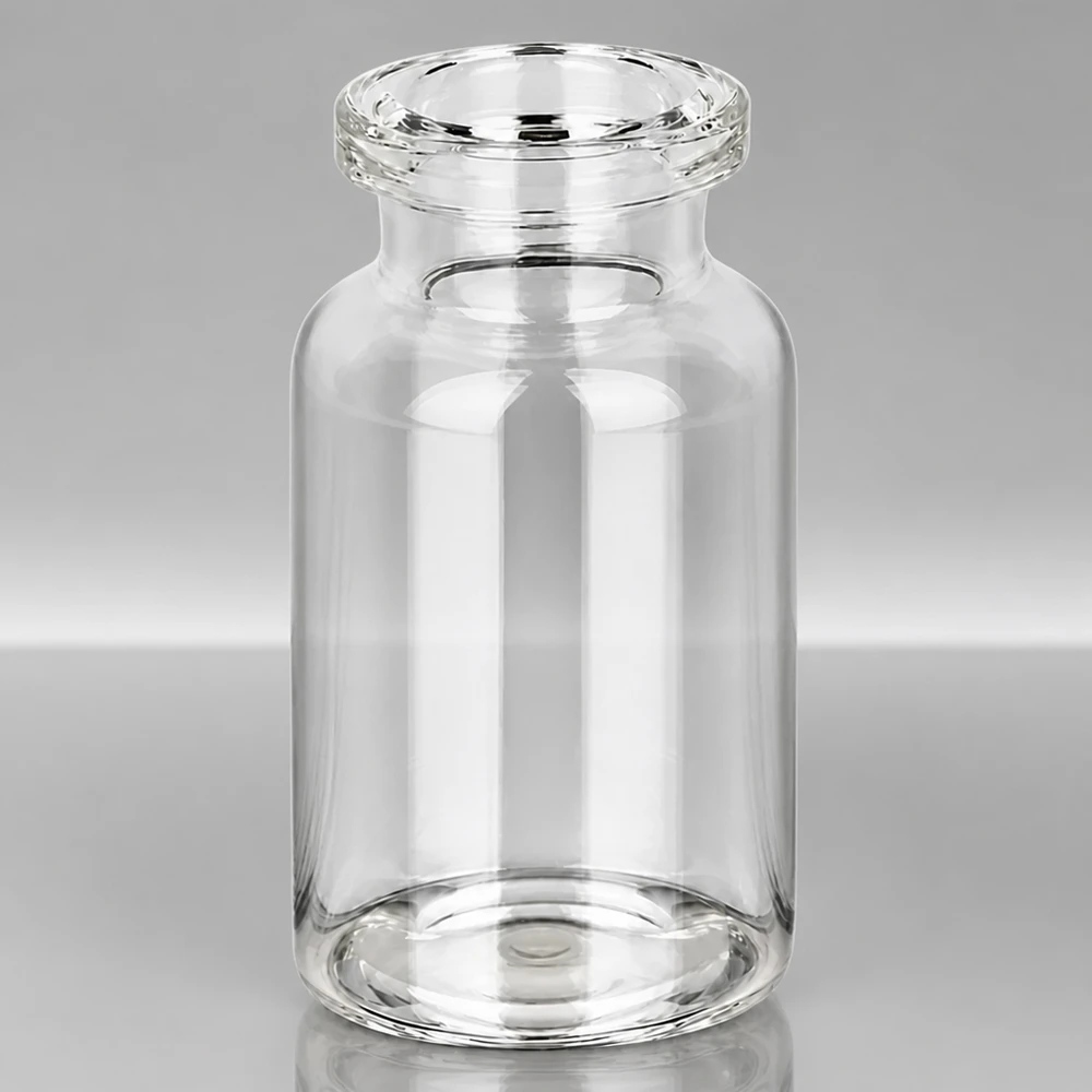 Injektionsflasche Klarglas 10ml für pharmazeutischen Einsatz leer unbestückt Typ I Borosilikatglas