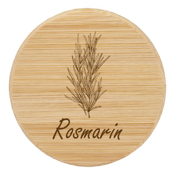 Holzdeckel "Rosmarin" für WECK RR60