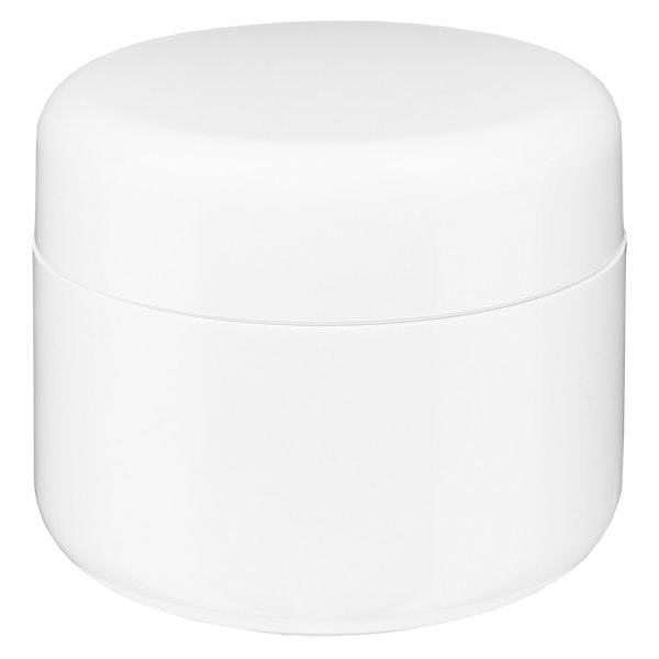 Cremedose Softline weiß 30ml mit Schraubverschluss