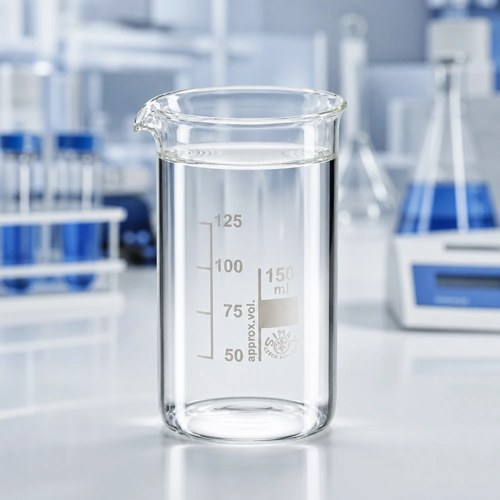 Becherglas 150ml Borosilikatglas, hohe Form Becherglas 150 ml hohe Form aus Borosilikatglas für Labor und Gewerbe von Pacadura