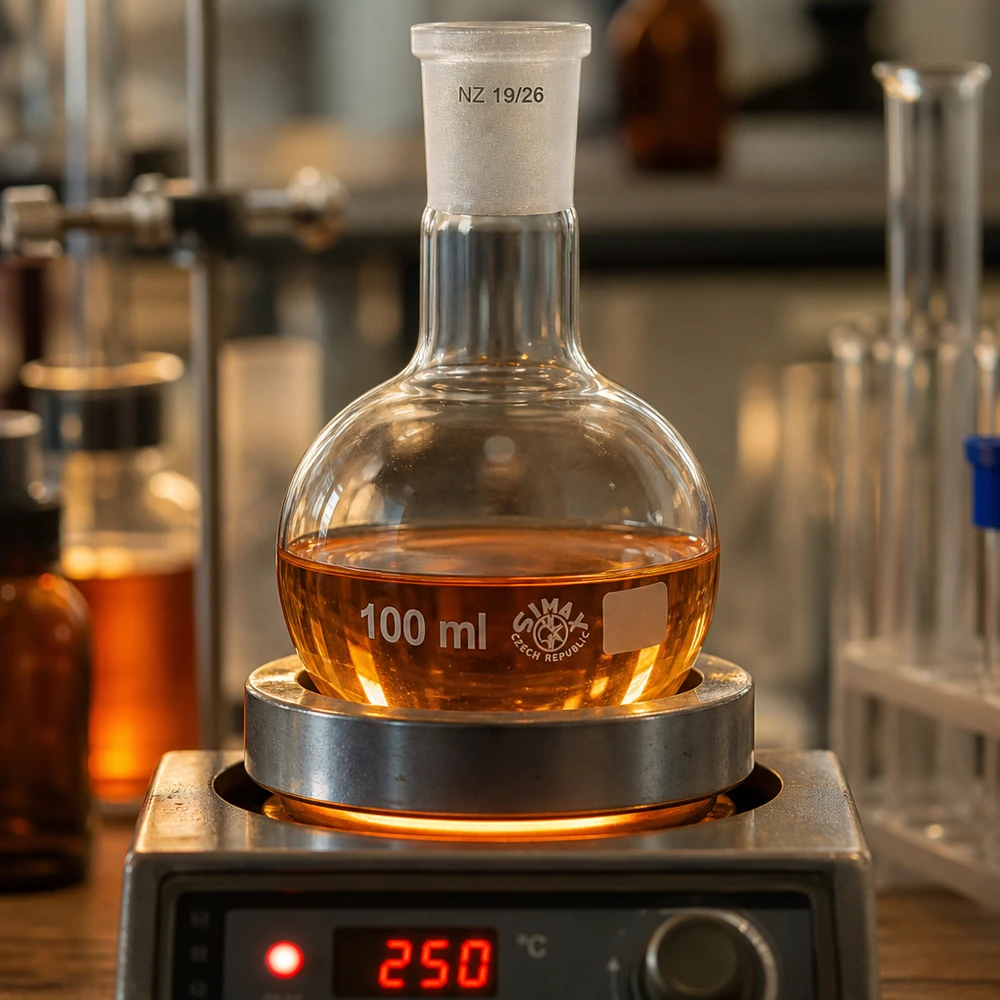 Stehkolben 100ml mit Normschliff (19/26) Stehkolben 100ml Borosilikatglas NS 19/26 Normschliff für professionelle Laboranwendungen bei Pacadura