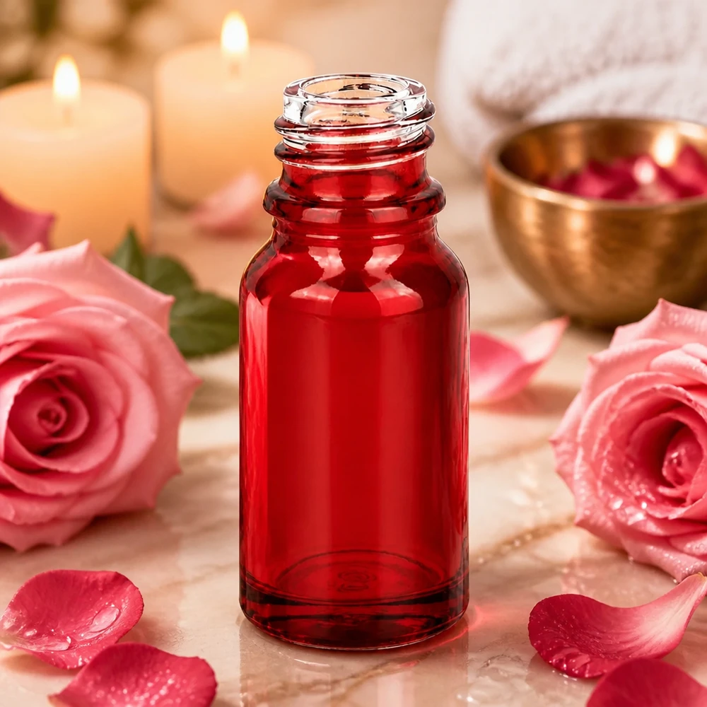 10ml Apothekenflasche RedLine UT18/10 UNiTWIST 10ml Apothekenflasche RedLine UT18/10 UNiTWIST Rotglas für professionelle Anwendung im Fachhandel