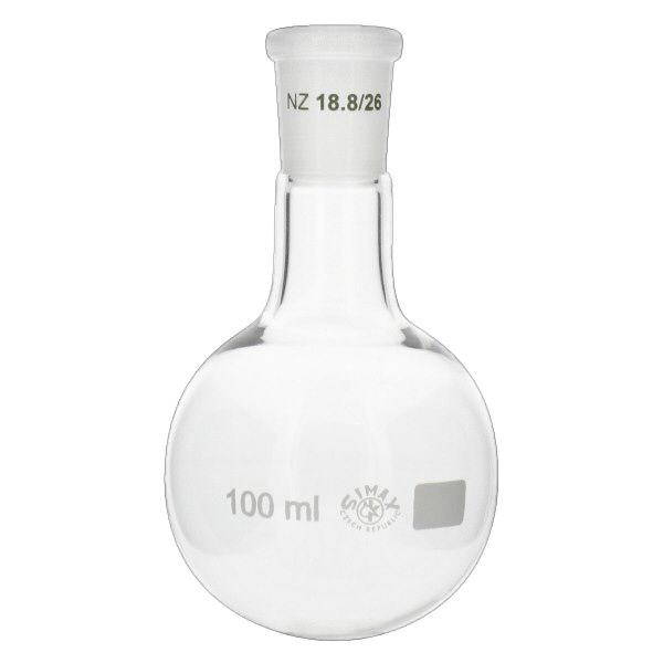 Rundkolben 100ml mit Normschliff (19/26)