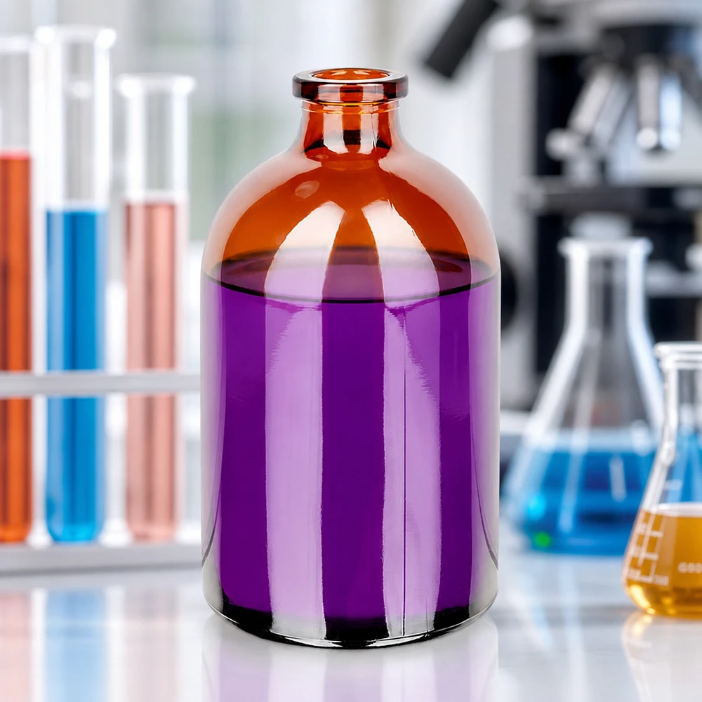 Injektionsflasche Braunglas 100ml Injektionsflasche Braunglas 100ml für pharmazeutischen und gewerblichen Einsatz im Fachhandel