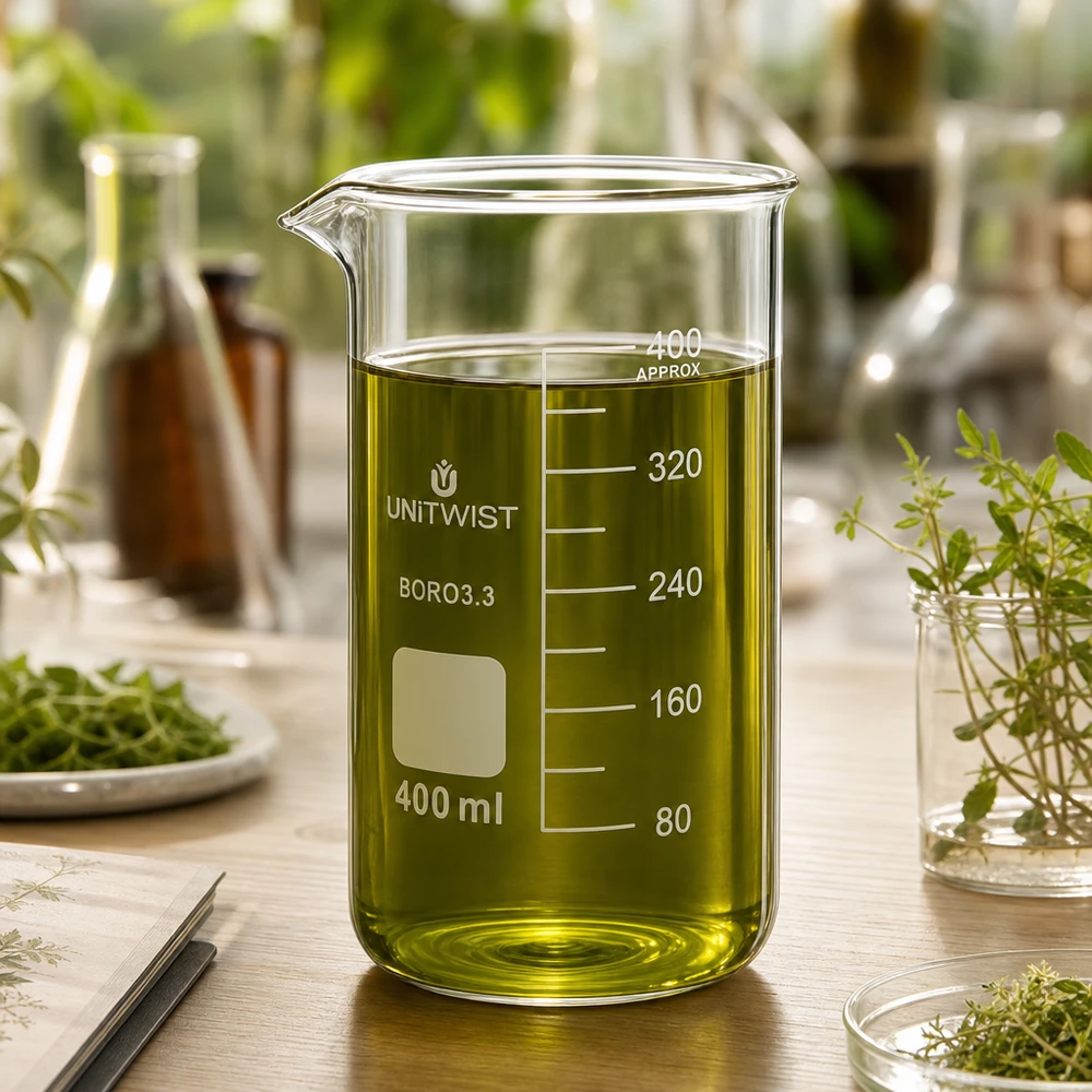 Becherglas 400ml Borosilikat, hohe Form UNiTWIST Becherglas 400ml Borosilikat hohe Form UNITWIST für professionellen Laboreinsatz im Fachhandel