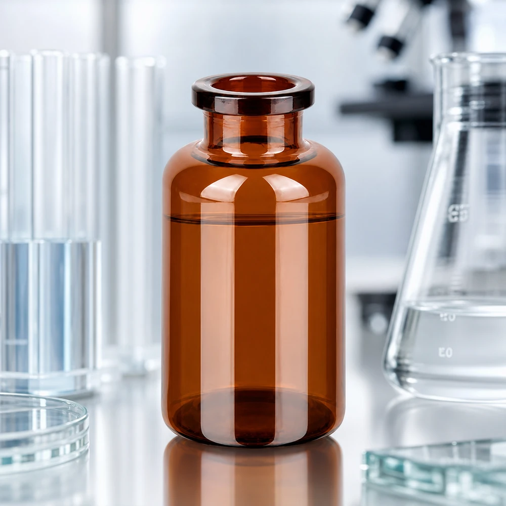 Injektionsflasche Braunglas 20ml Injektionsflasche Braunglas 20ml für pharmazeutischen und labortechnischen Einsatz im Fachhandel
