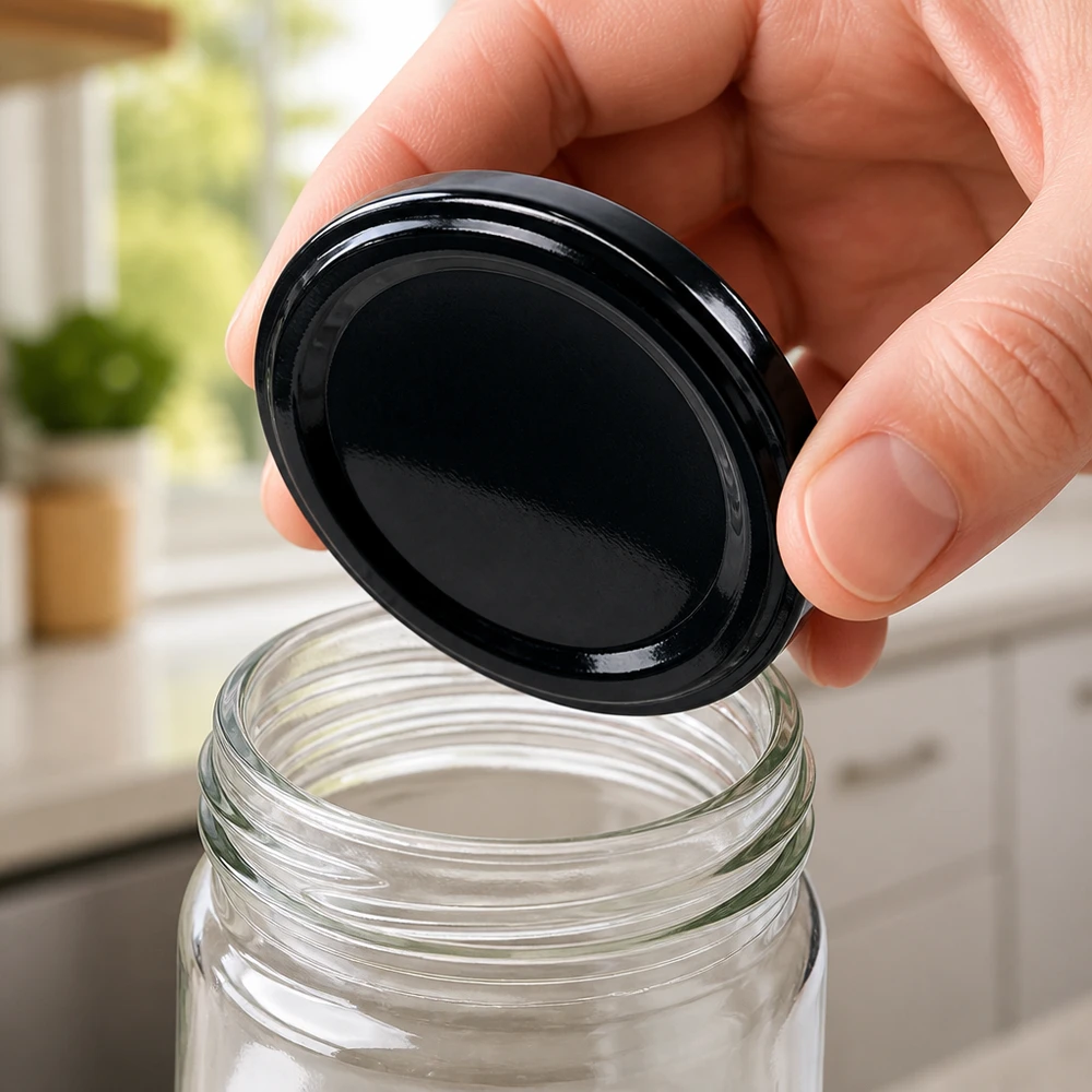 UNiTWIST TO82 Schraubdeckel schwarz BioSeal BPA-frei für Einmachgläser gewerblicher Einsatz Pacadura
