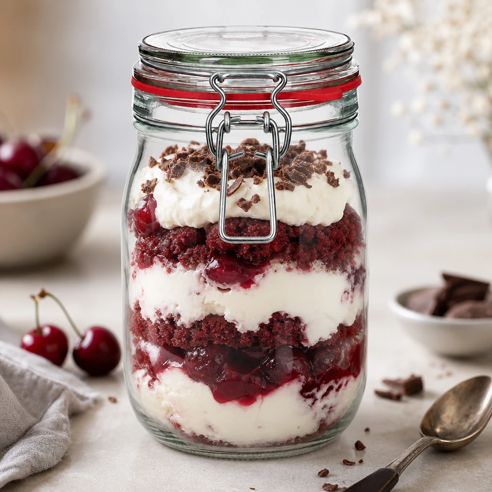 1140ml Vorratsglas Typ G mit Bügelverschluss UN.. 1140ml Bügelverschlussglas aus Glas für professionelle Lebensmittellagerung und Gastronomie bei Pacadura