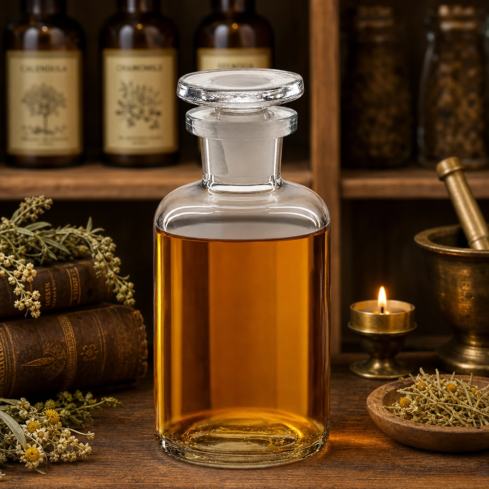 Rundschulterflasche 50ml klar Enghals Glasstopfen Rundschulterflasche 50ml klar Enghals mit Glasstopfen für Labor Apotheke und gewerbliche Abfüllung