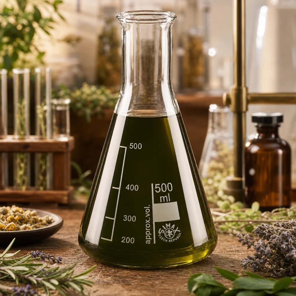 Erlenmeyerkolben 500ml Enghals aus Borosilikatglas für professionelle Laboranwendungen und gewerblichen Einsatz