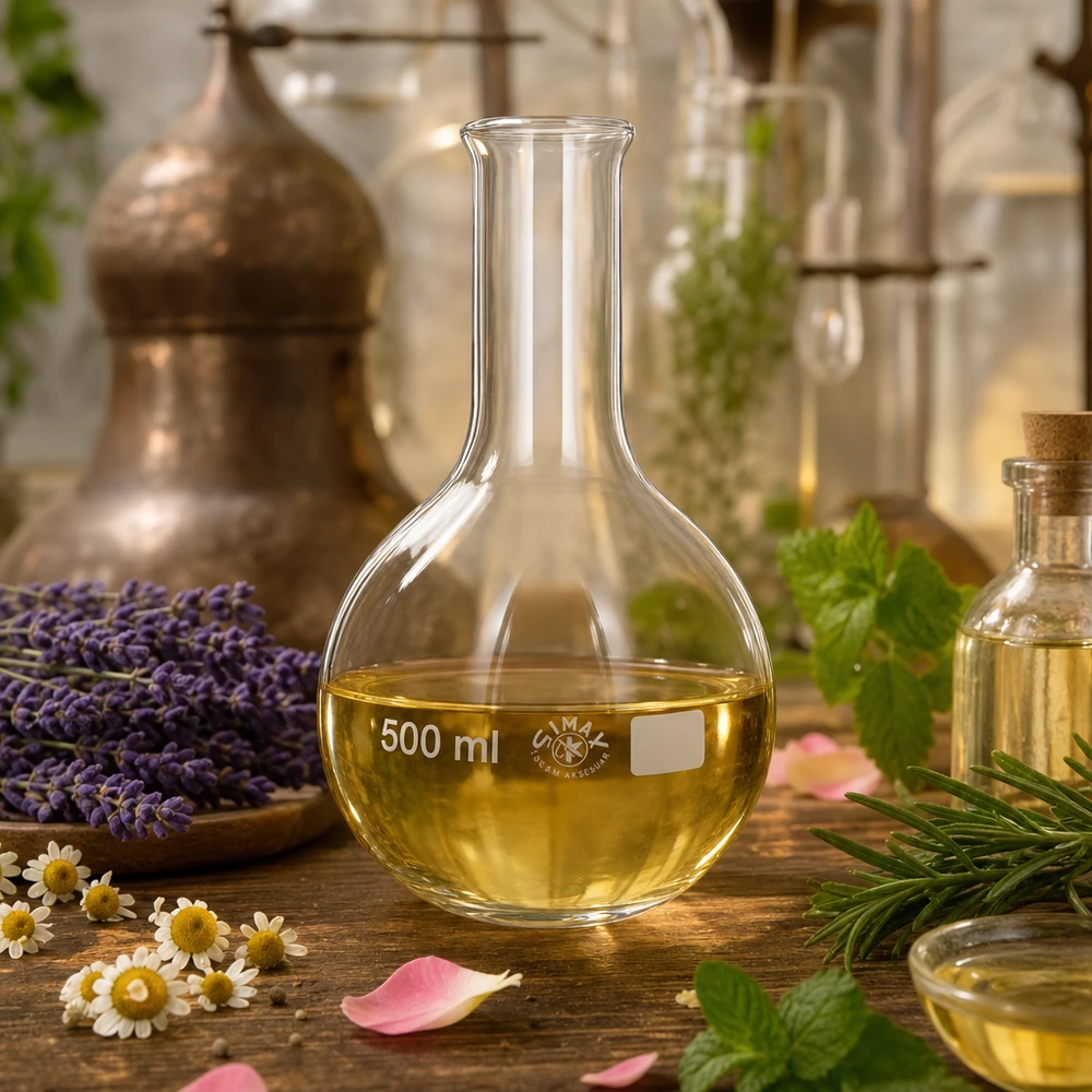 Stehkolben 500ml Enghals Stehkolben 500ml Enghals Glas für Labor und Gewerbe - professionelle Laborausstattung bei Pacadura