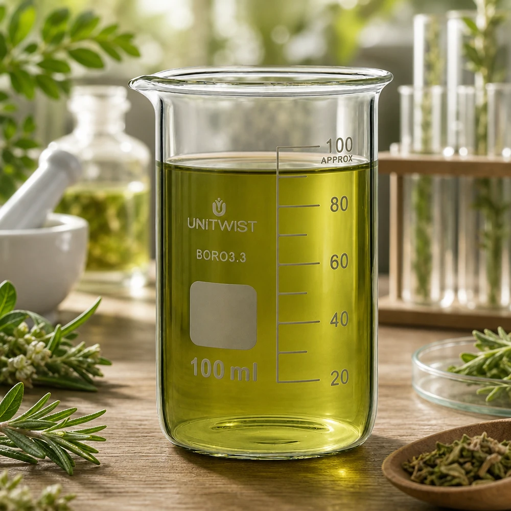 Becherglas 100ml Borosilikat hohe Form UNITWIST für Labor und Gewerbe professioneller Einsatz