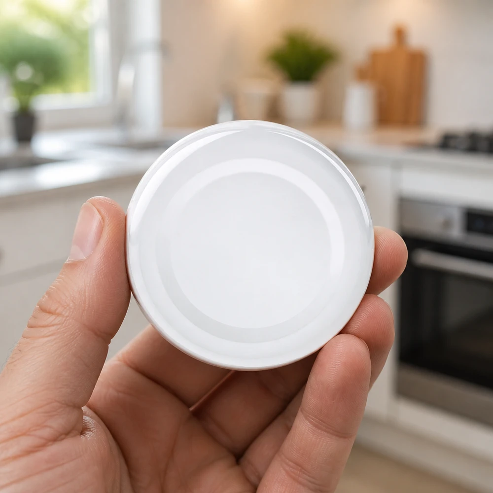43mm BasicSeal Twist-Off-Deckel TO43 in Weiß für gewerbliche Abfüllung Großhandel Pacadura