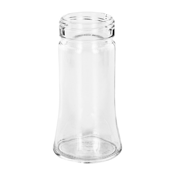 Salz- und Gewürzglas Bobby 95ml Klarglas mit 41mm Gewinde für gewerblichen Einsatz