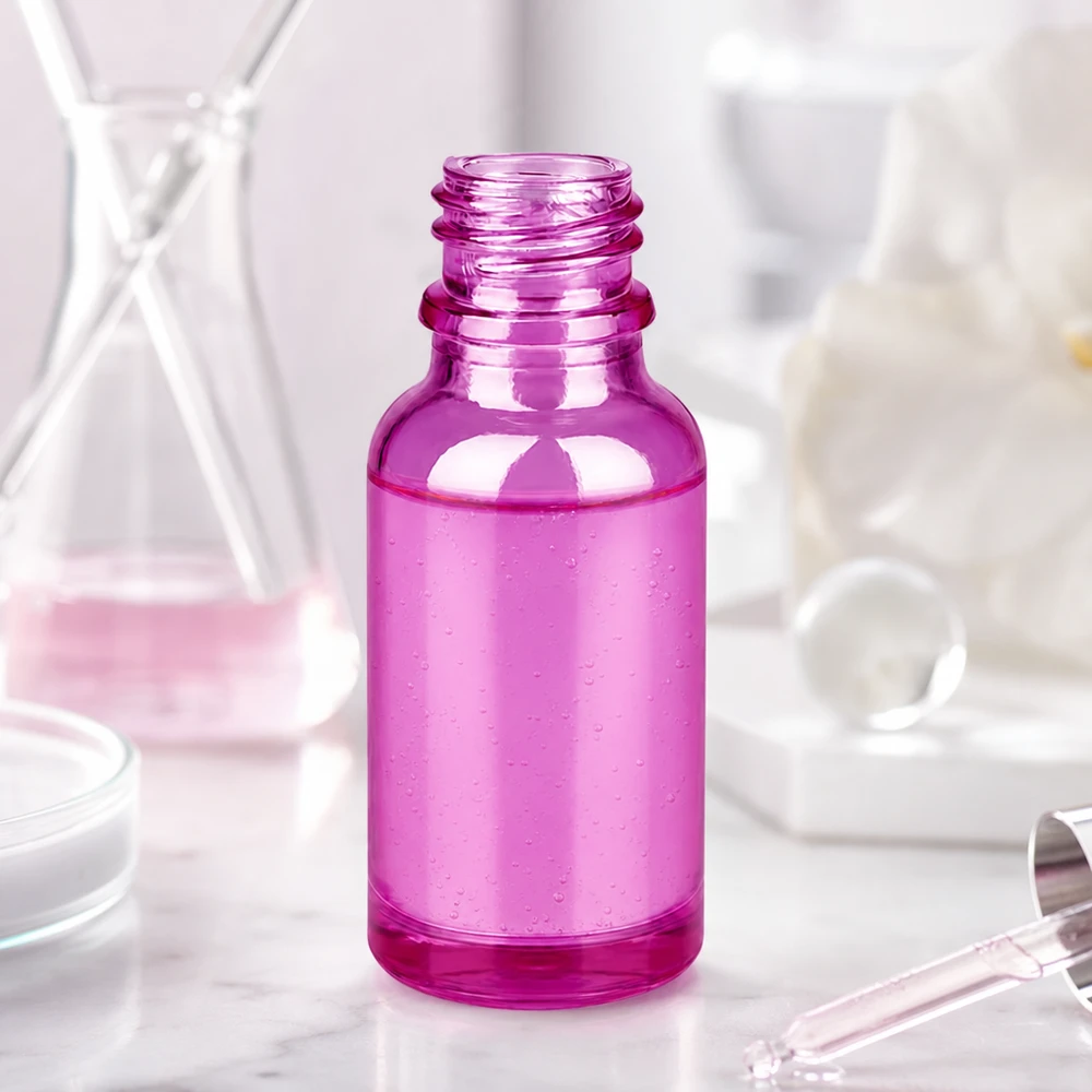 20ml Apothekenflasche PurpleLine UT18/20 UNiTWIST 20ml Apothekenflasche violett Glas UT18/20 UNiTWIST Verschluss für professionelle pharmazeutische Anwendungen