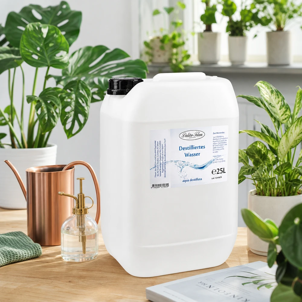 Destilliertes Wasser 25L Doktor-Klaus 25L destilliertes Wasser Doktor-Klaus Kanister für professionellen Gewerbeeinsatz im Fachhandel Pacadura