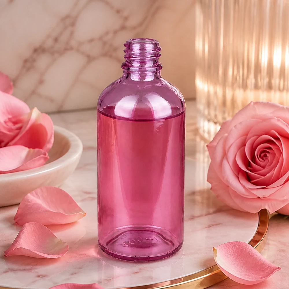 100ml Apothekenflasche PurpleLine UT18/100 UNiTWIST 100ml Apothekerflasche PurpleLine violett PET UT18/100 UNiTWIST für professionelle Kosmetik und Pharmazie