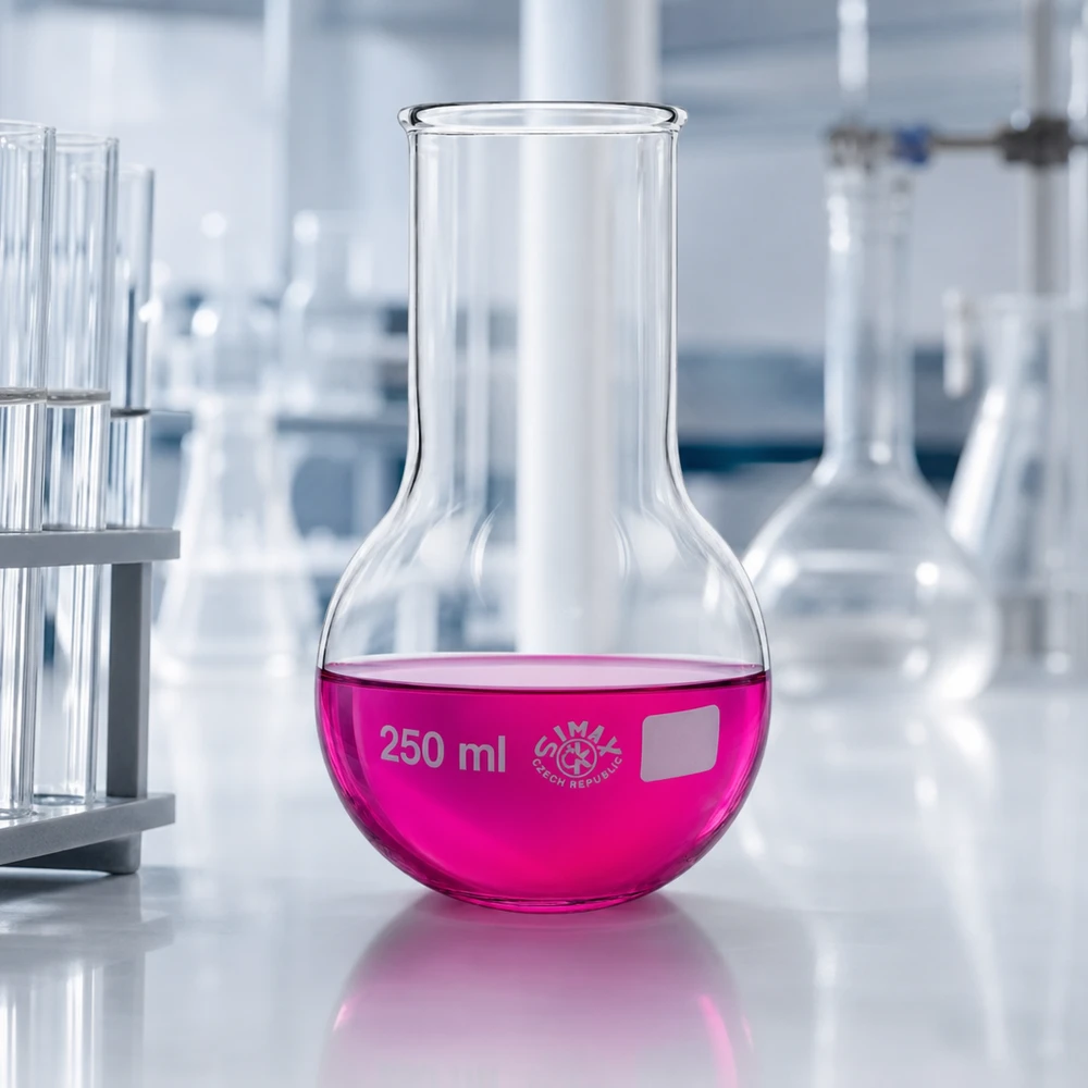 Stehkolben 250ml Weithals aus Borosilikatglas für professionelle Laboranwendungen bei Pacadura.de