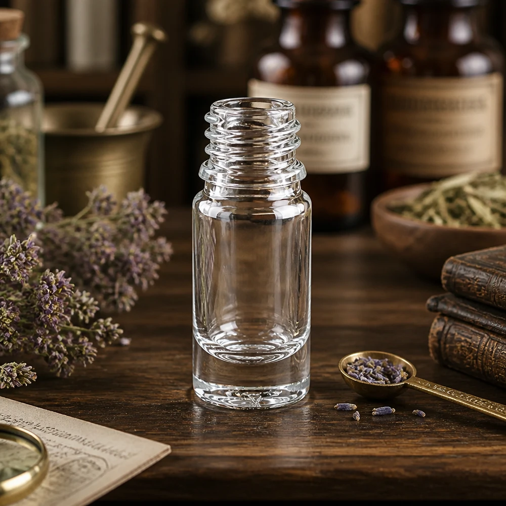 Klarglas Flasche 5ml DIN 18 5ml klare Apothekenflasche ApoGlas für professionelle Anwendung in Apotheken und Laboren