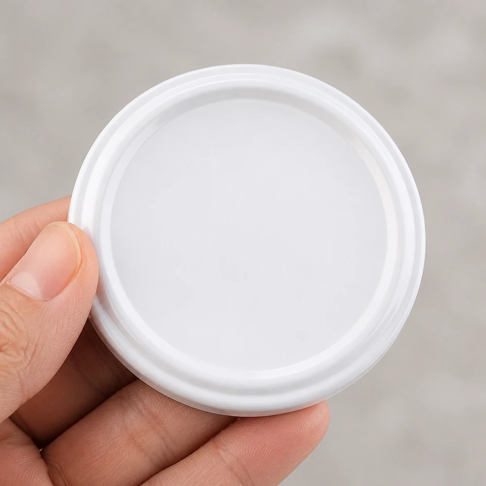 UNiTWIST TO58 weiss, BioSeal, BPA-NI, unitemp UNiTWIST TO58 Twist-Off-Deckel weiss BioSeal BPA-NI unitemp Glasdeckel für gewerbliche Abfüllung