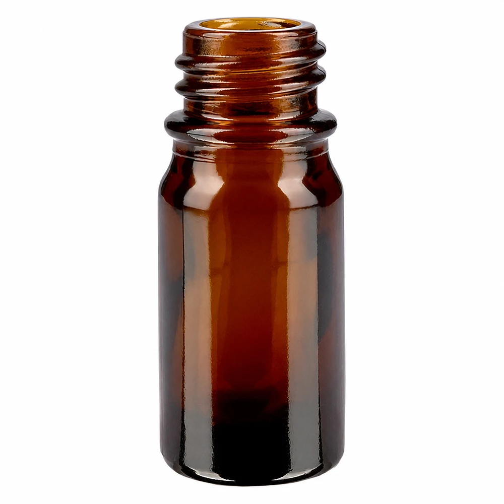 5ml braune Apothekenflasche ApoGlas für professionellen pharmazeutischen Einsatz im Fachhandel