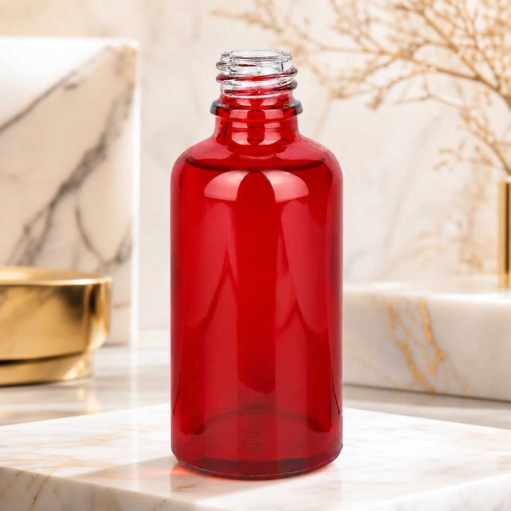 50ml Apothekerflasche RedLine UT18/50 UNiTWIST rot Glas für professionellen Einsatz bei Pacadura