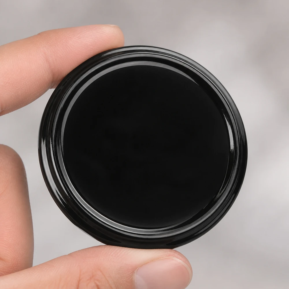 82mm BasicSeal Twist-Off Deckel TO82 schwarz aus Metall für gewerbliche Abfüllung und Konservierung