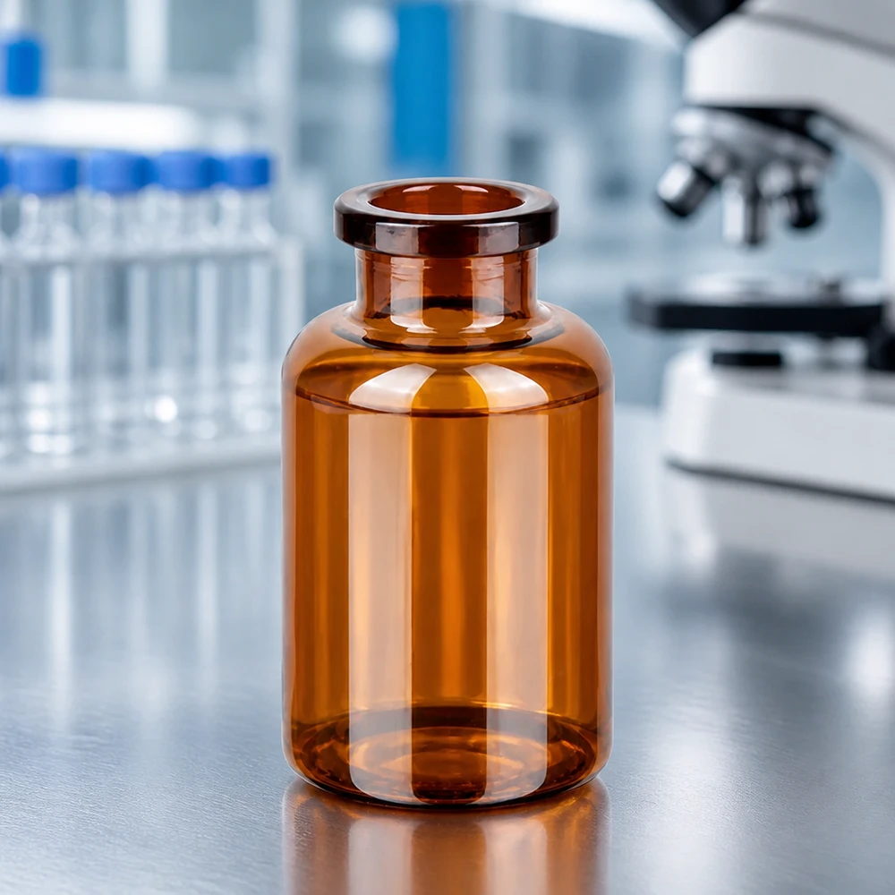 Injektionsflasche Braunglas 20ml Injektionsflasche Braunglas 20ml für pharmazeutischen und labortechnischen Einsatz im Fachhandel