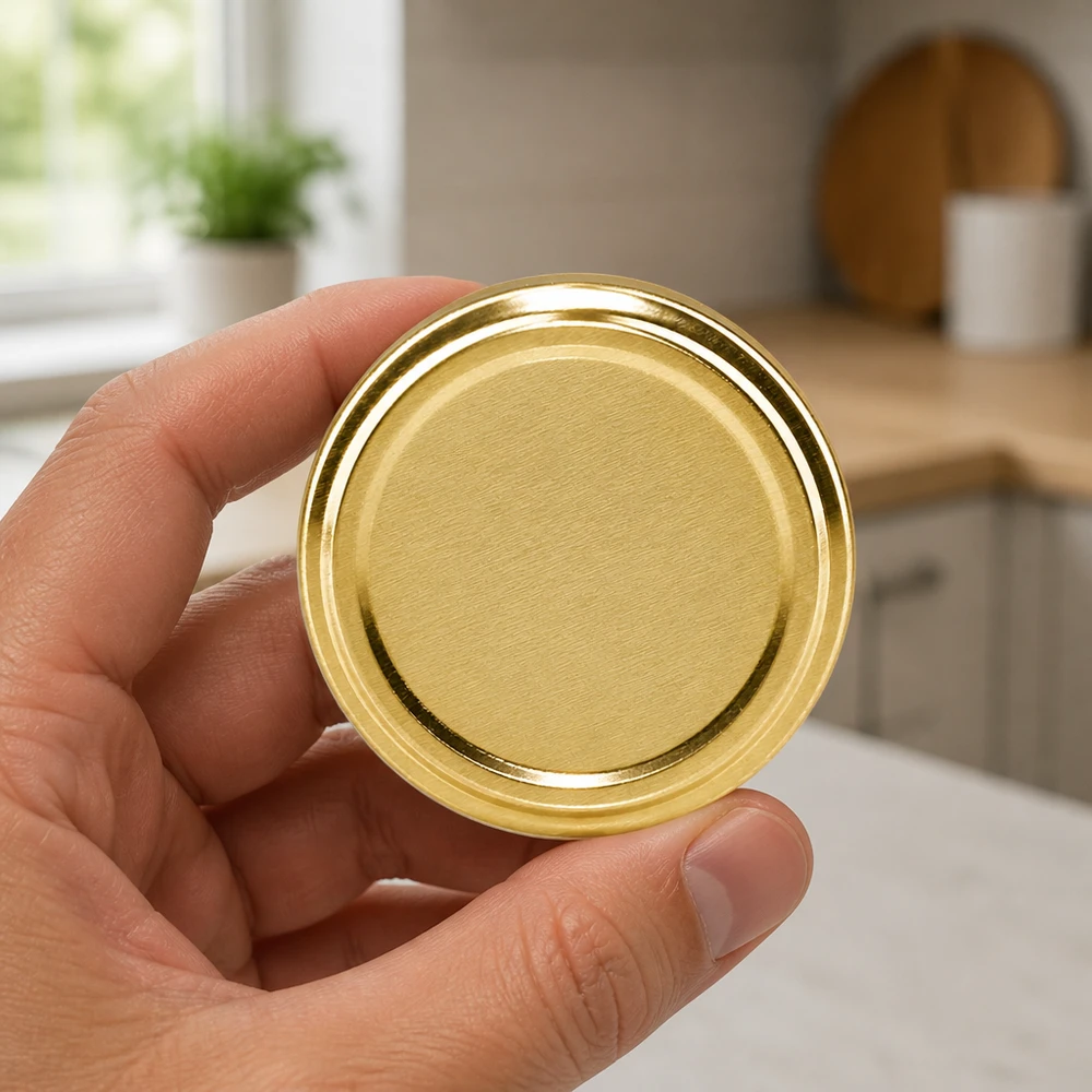 UNiTWIST TO82 gold, BioSeal, BPA-NI, unitemp UNiTWIST TO82 Twist-Off-Deckel gold BioSeal BPA-NI unitemp Metalldeckel für Gläser Großhandel