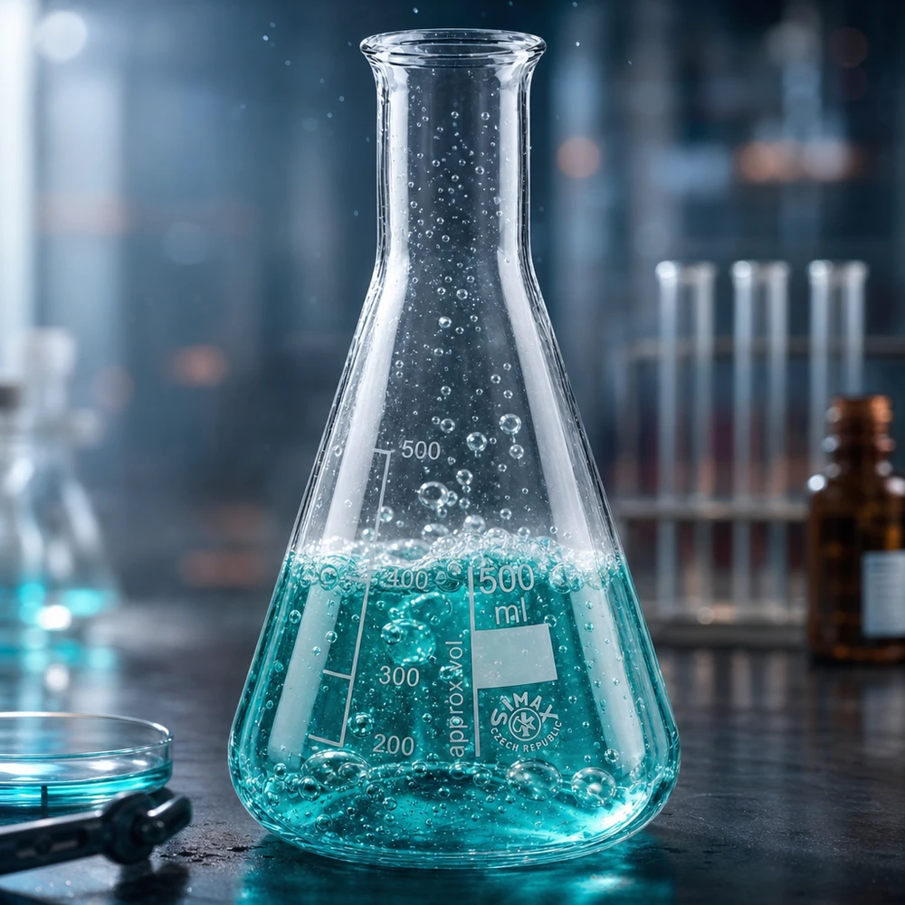 Erlenmeyerkolben 500ml Enghals Erlenmeyerkolben 500ml Enghals Borosilikatglas professionelle Laborausstattung für gewerbliche Anwendungen