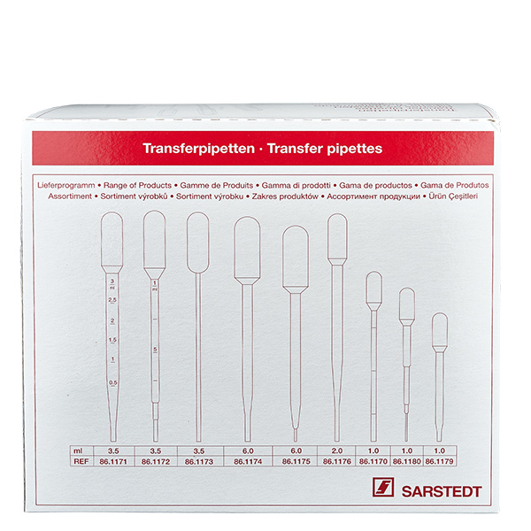 3.5ml Transferpipette (155x15mm) mit Graduierung