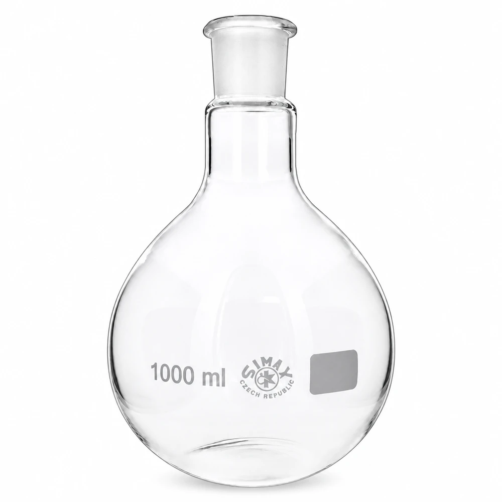 Stehkolben 1000ml Borosilikatglas NS 29/32 Normschliff für Labor und Industrie bei Pacadura