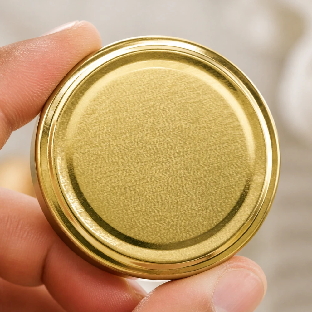 70mm BasicSeal Twist-Off-Deckel TO70 gold Metalldeckel für Einmachgläser gewerblicher Einsatz Großhandel Pacadura