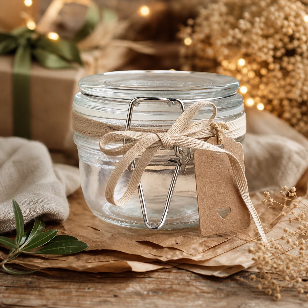 200ml Vorratsglas mit Silikonring und Bügelverschluss UNiTWIST 200ml Vorratsglas mit Bügelverschluss für professionelle Lagerung - Glaskonserve für Gewerbetreibende bei Pacadura