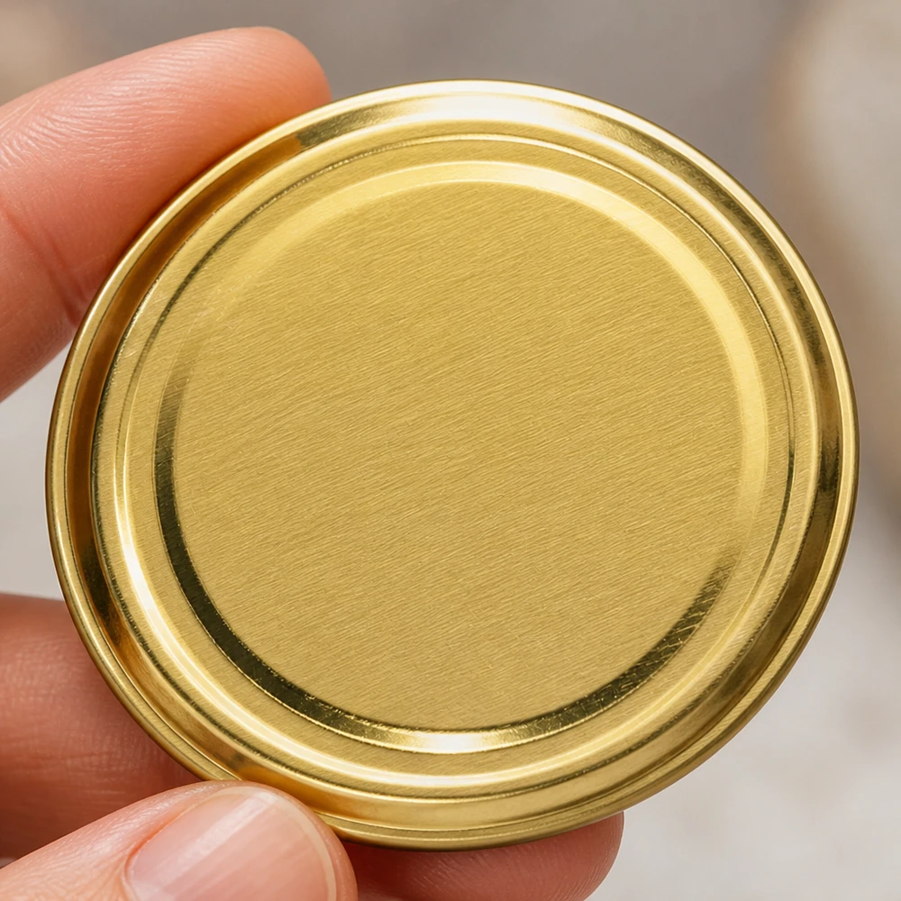 UNiTWIST TO70 Twist-Off-Deckel gold BioSeal BPA-NI unitemp Metalldeckel für Gläser gewerblich