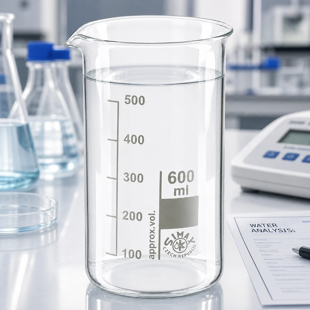 Becherglas 600ml Borosilikatglas, hohe Form Becherglas 600 ml hohe Form aus Borosilikatglas für Labor und Gewerbe von Simax
