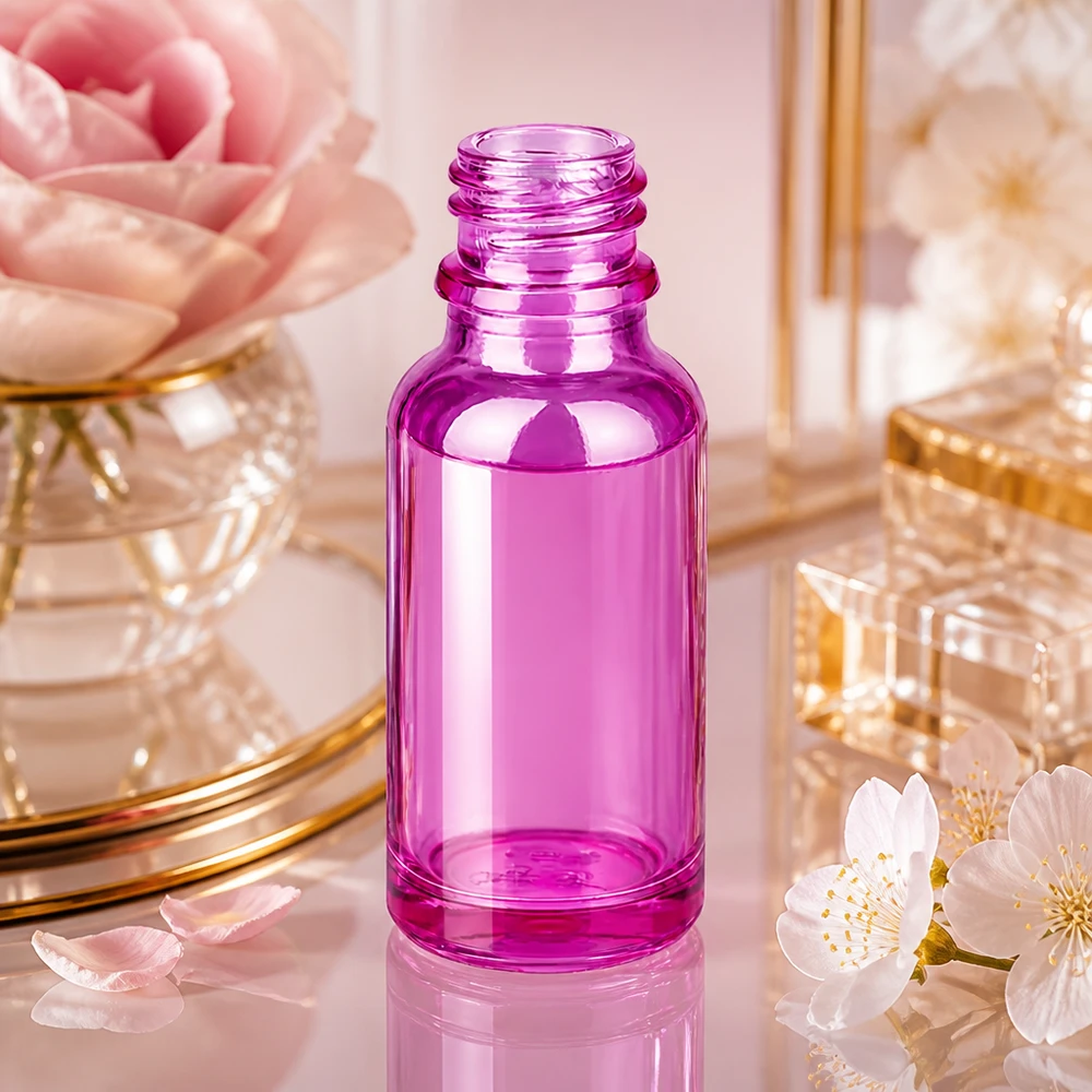 20ml Apothekenflasche PurpleLine UT18/20 UNiTWIST 20ml Apothekerflasche violett Glas UT18/20 UNiTWIST Gewinde für professionelle Anwendung Kosmetik Pharmazie
