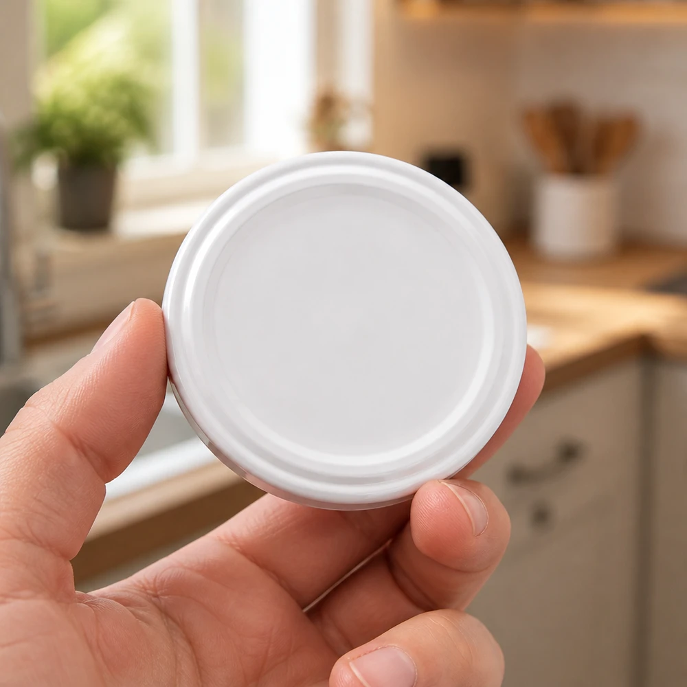 UNiTWIST TO82 Twist-Off-Deckel weiss BioSeal BPA-NI unitemp Metalldeckel 82mm für Einmachgläser