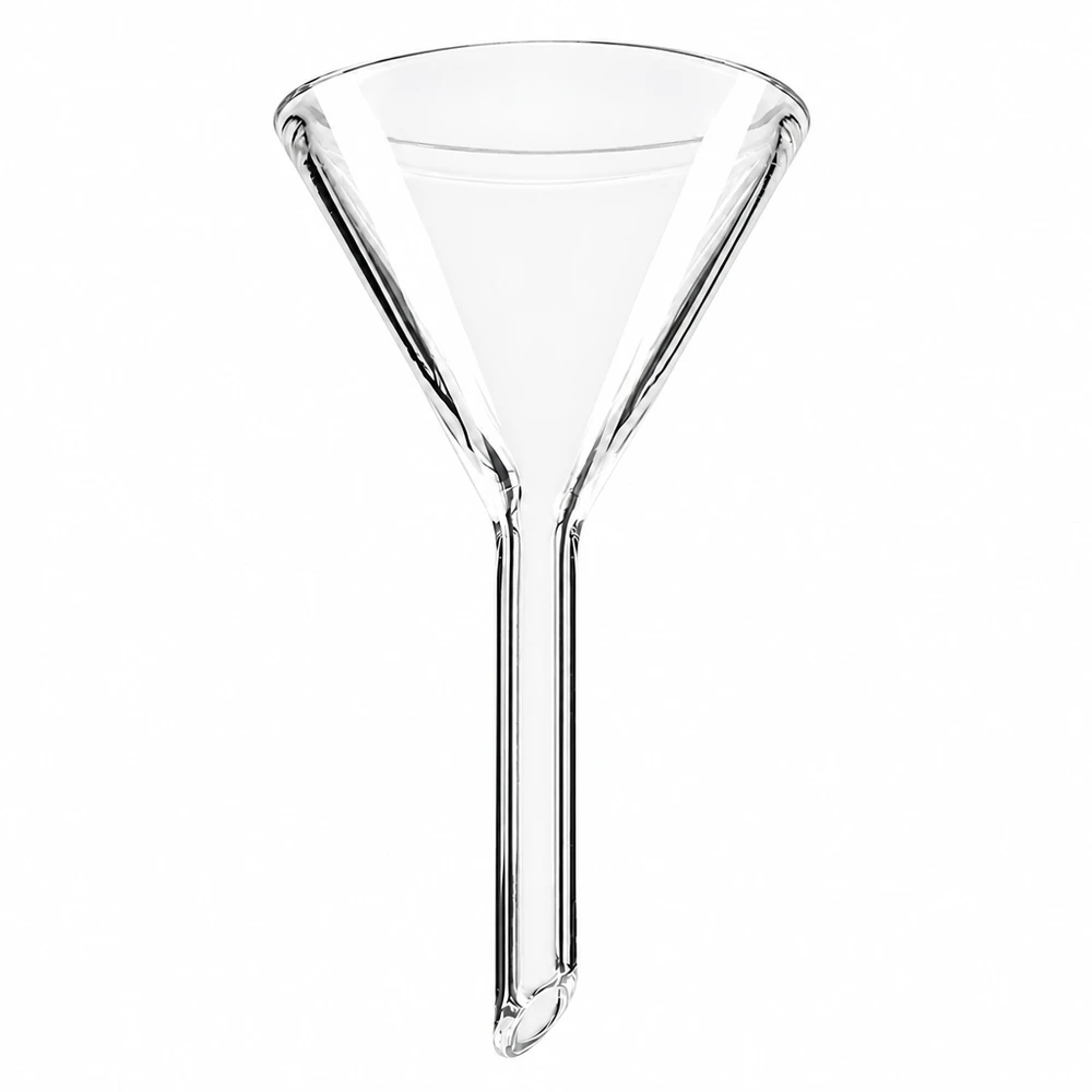Trichter ø35mm Kalk-Soda, Winkel 60°, Kurzstil Labortrichter Glas Kalk-Soda 35mm Durchmesser 60° Winkel Kurzstiel für professionelle Anwendung Gewerbebedarf