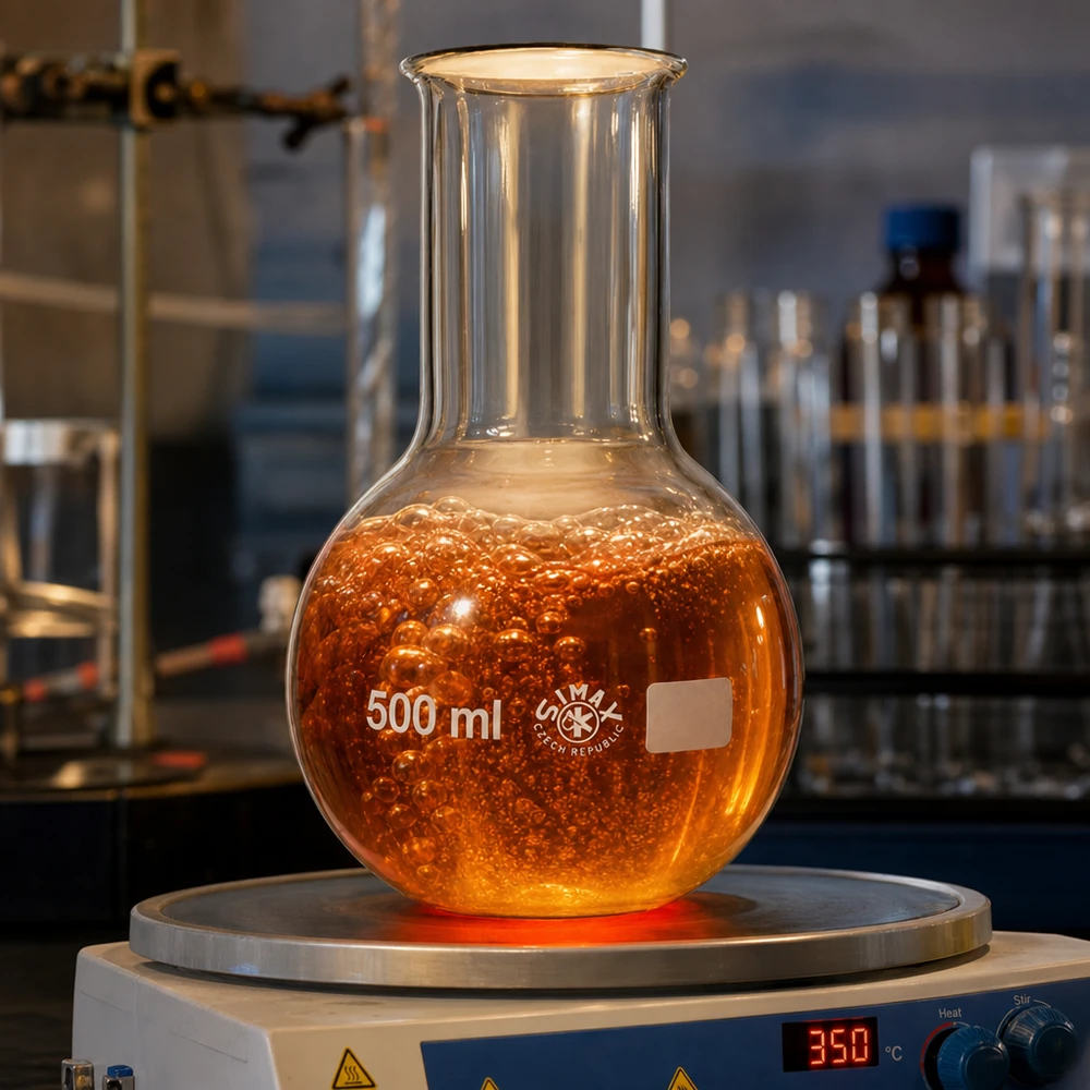 Stehkolben 500ml Weithals Stehkolben 500ml Weithals aus Borosilikatglas für professionelle Laboranwendungen bei Pacadura.de