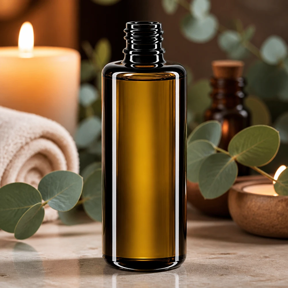 Violettglas Flasche 50ml DIN 18 (Mironglas) 50ml Tropfflasche Orion aus Violettglas Miron für professionelle Aromatherapie und Kosmetikprodukte