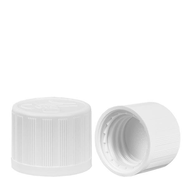 Schraubverschluss weiß 18mm Kindersicherung Standard