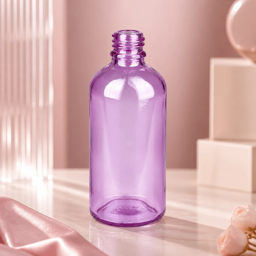 100ml Apothekenflasche PurpleLine UT18/100 UNiTWIST 100ml Apothekerflasche lila Glas UT18/100 UNiTWIST für professionelle Anwendung Kosmetik Pharmazie Gewerbetreibende