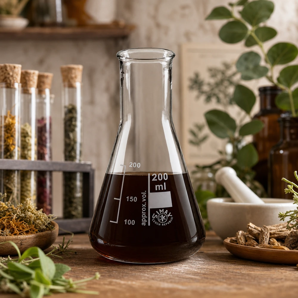 Erlenmeyerkolben 200ml Enghals