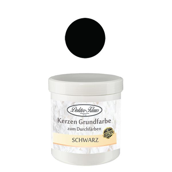 Doktor-Klaus Kerzengrundfarbe Schwarz, 7gr, in Dose Doktor-Klaus Kerzengrundfarbe Schwarz, 7gr, in Dose