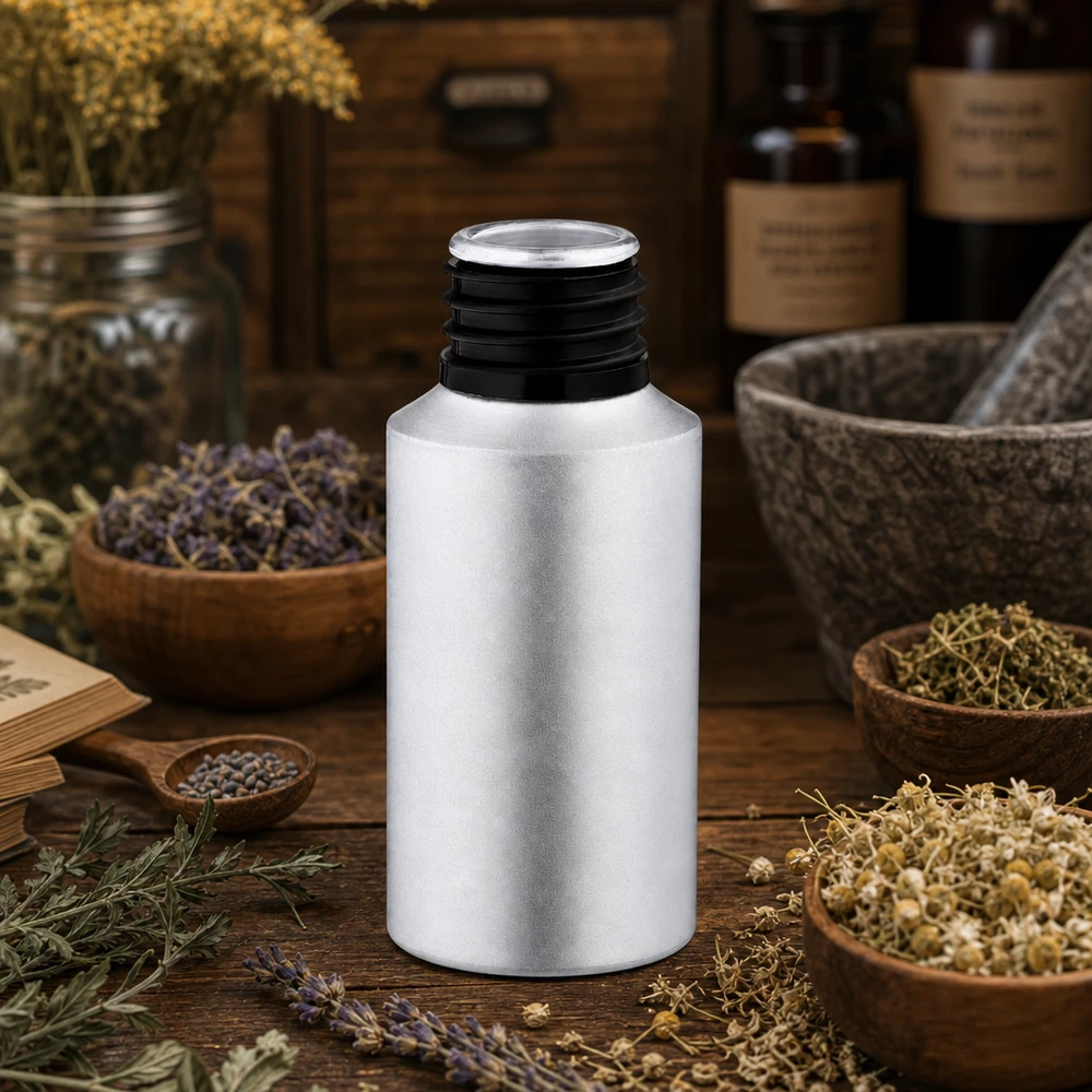 30ml gebeizte Aluminiumflasche für professionelle Anwendung im Fachhandel - hochwertiges Material für Gewerbetreibende