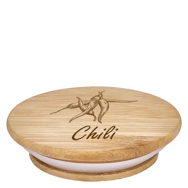 Holzdeckel "Chili" für WECK RR60 Holzdeckel "Chili" für WECK RR60